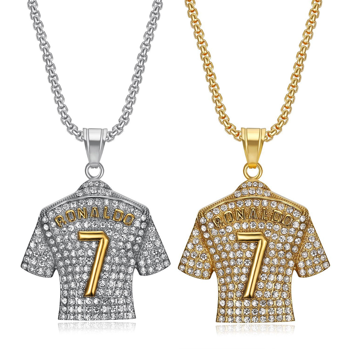 Collar de Cristiano Ronaldo n.º 7
