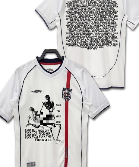 England Statement Graphic Jersey - short sleeve front and back views