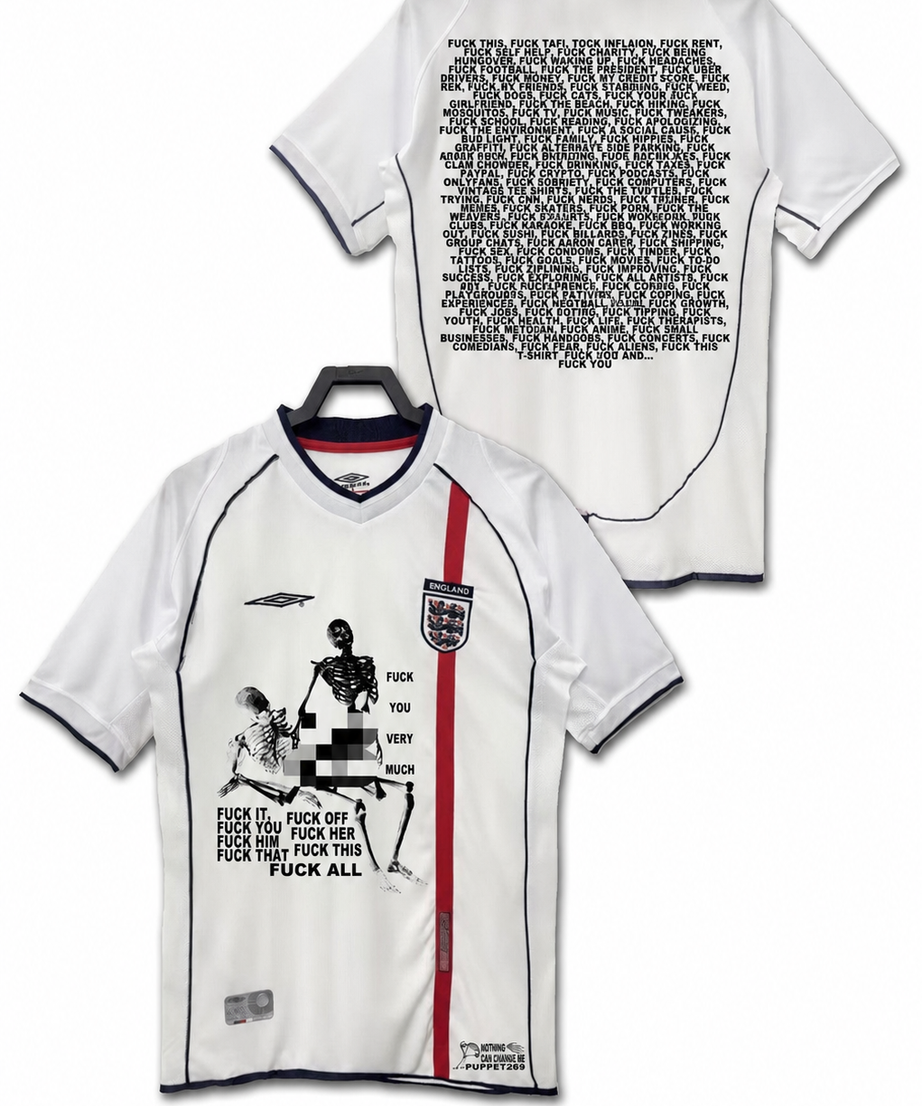 England Statement Graphic Jersey - short sleeve clean front and back views