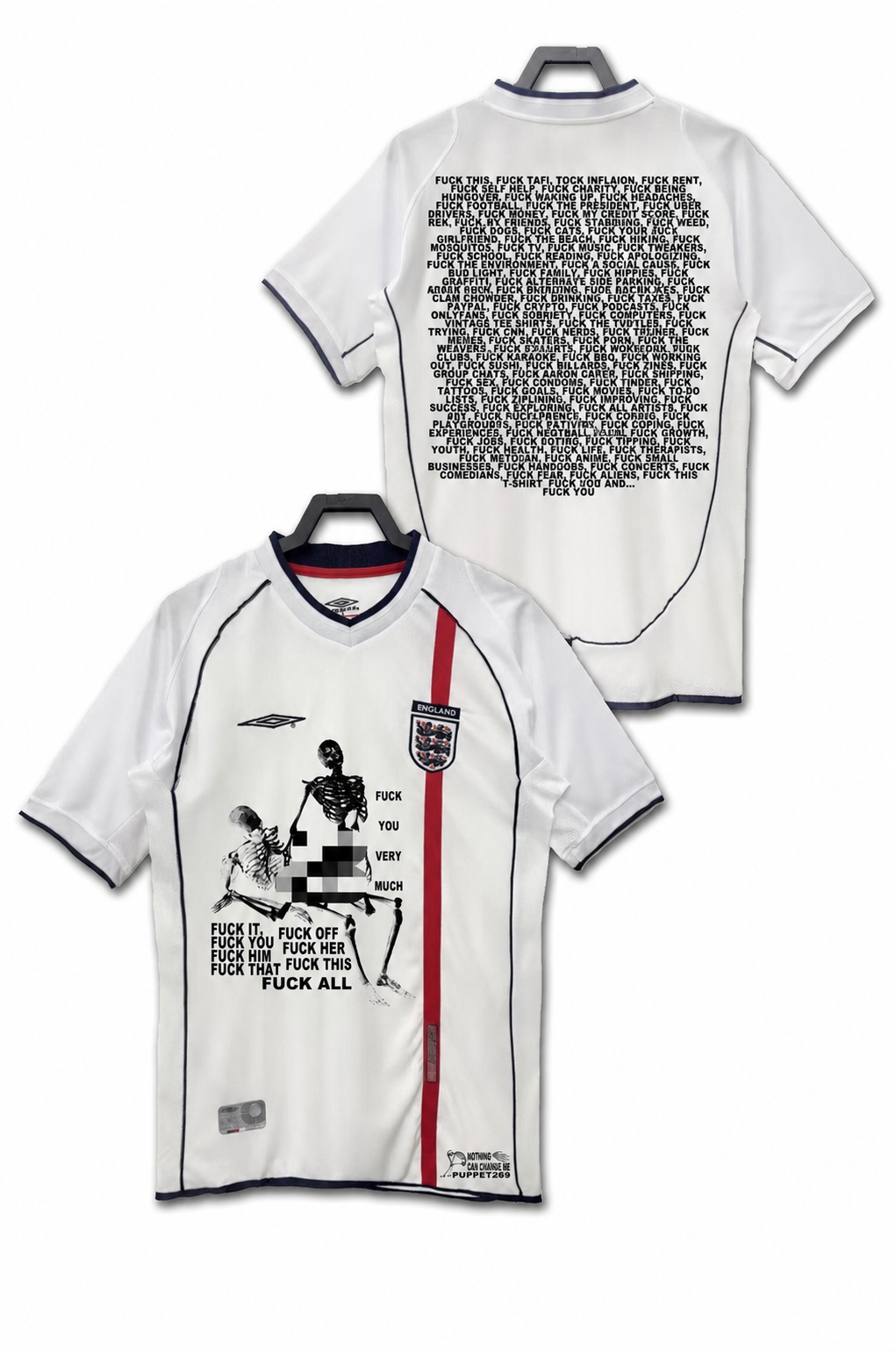England Statement Graphic Jersey - short sleeve clean front and back views