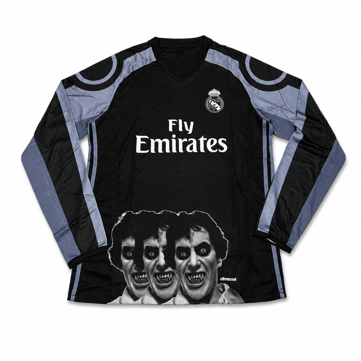 Real Madrid Horror Graphic Jersey - long sleeve front product view
