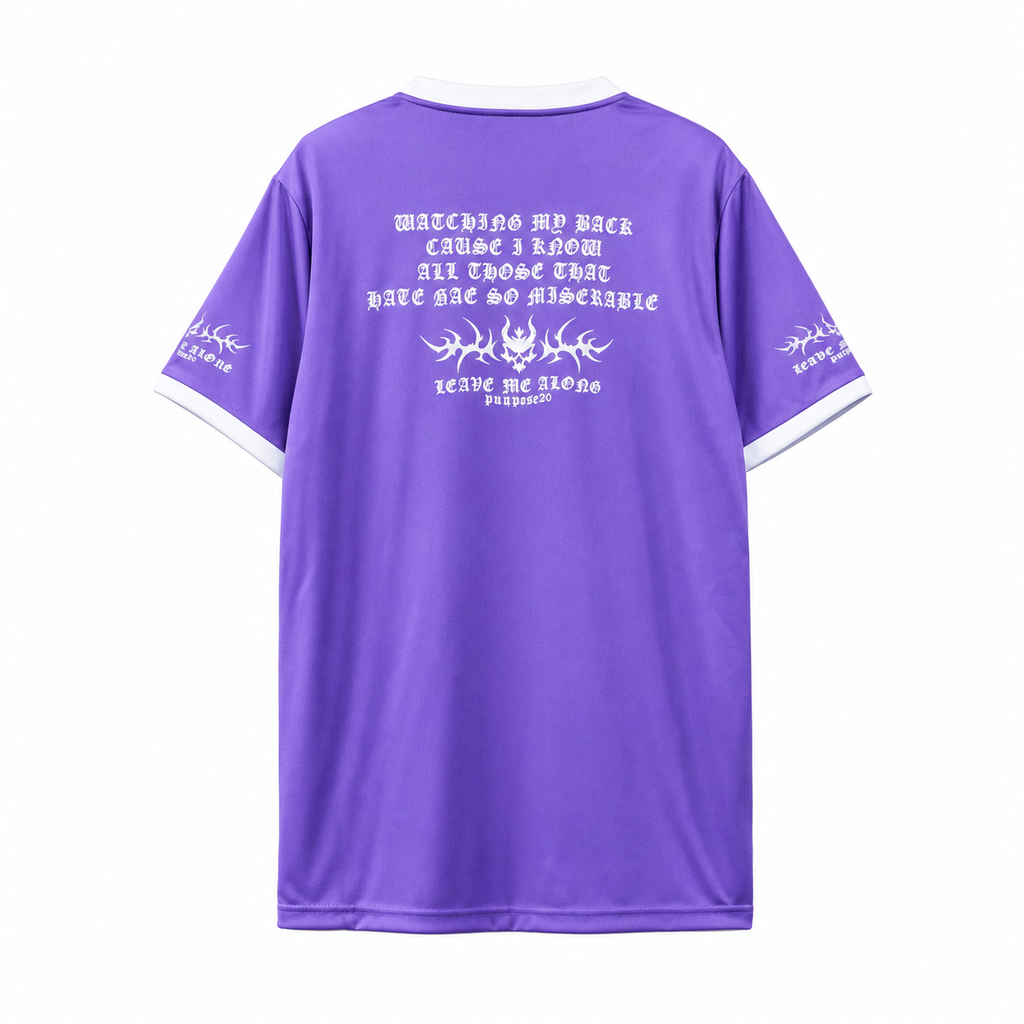 Real Madrid Purple Thorn Graphic Jersey - clean back product view