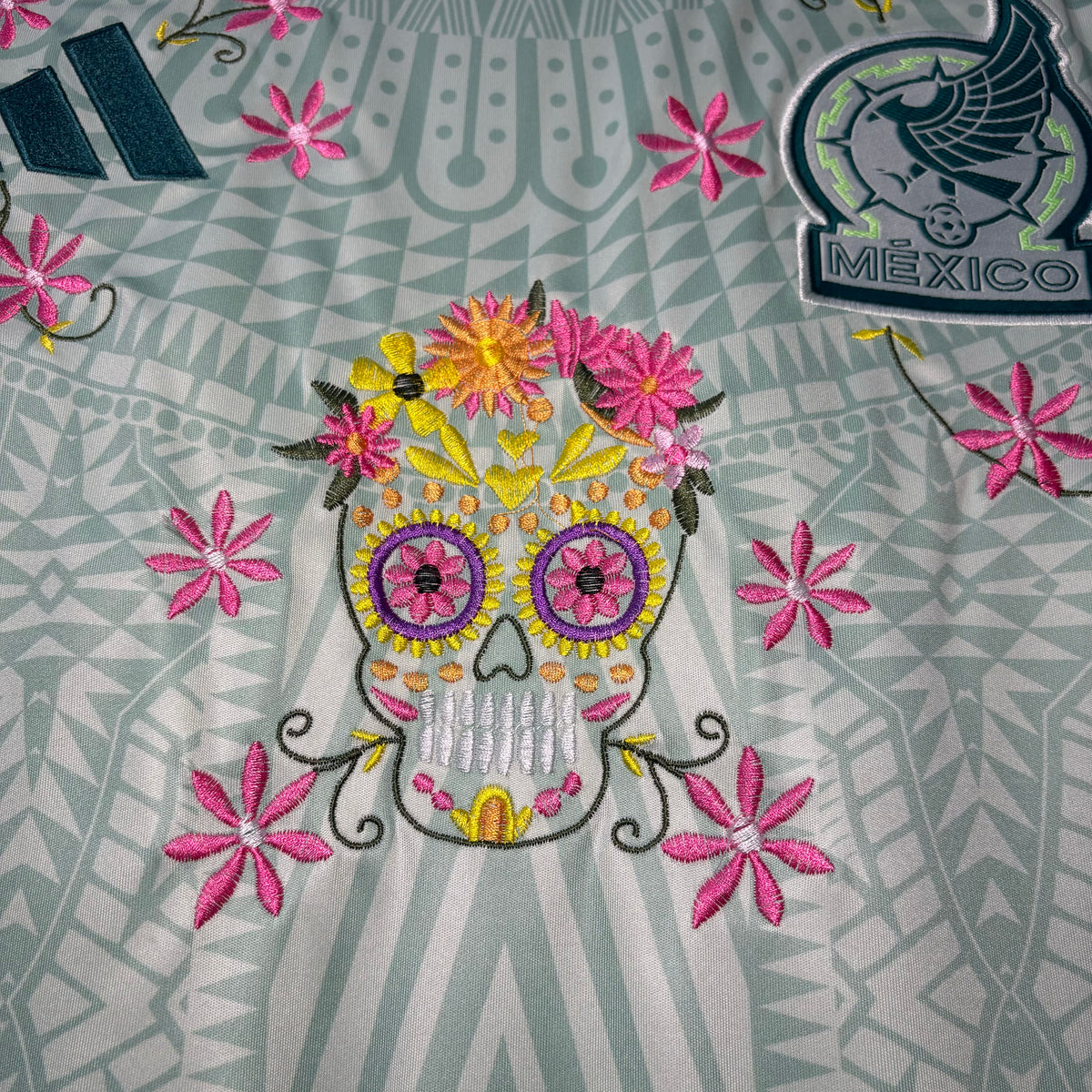 Mexico Mint Calavera Embroidered Jersey - product image 4 - 099a9068