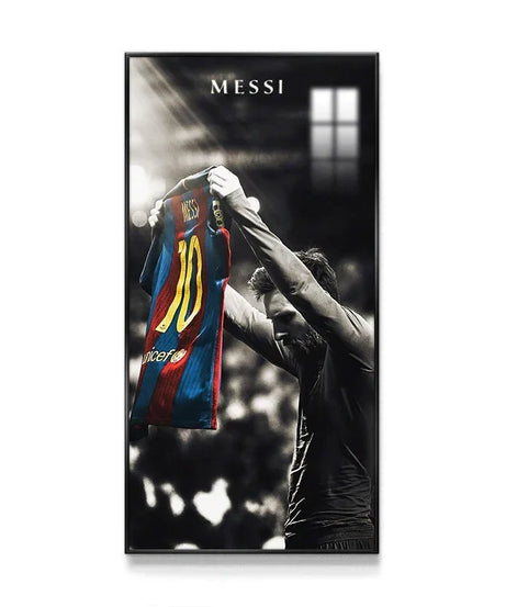 Lionel Messi Jersey Celebration Wall Art