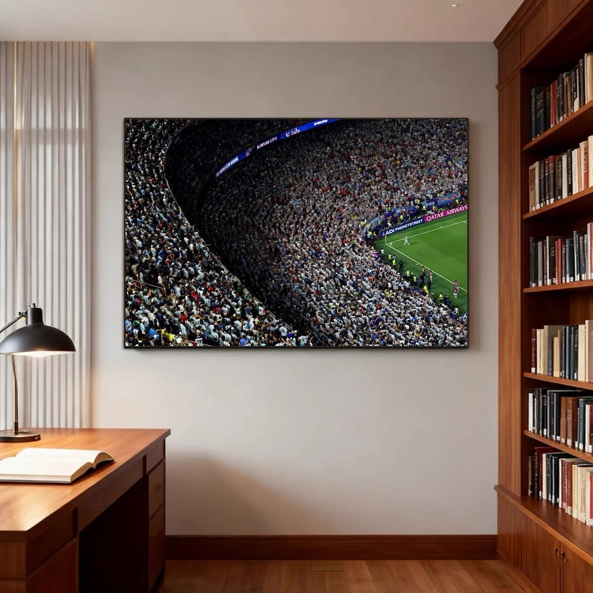 Lionel Messi Argentina 2026 World Cup Stadium Horizontal Wall Art