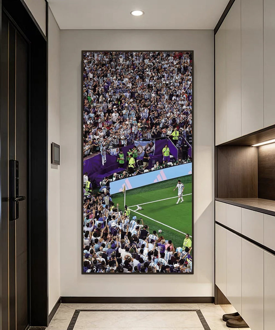 Lionel Messi Argentina 2026 World Cup Final Vertical Wall Art
