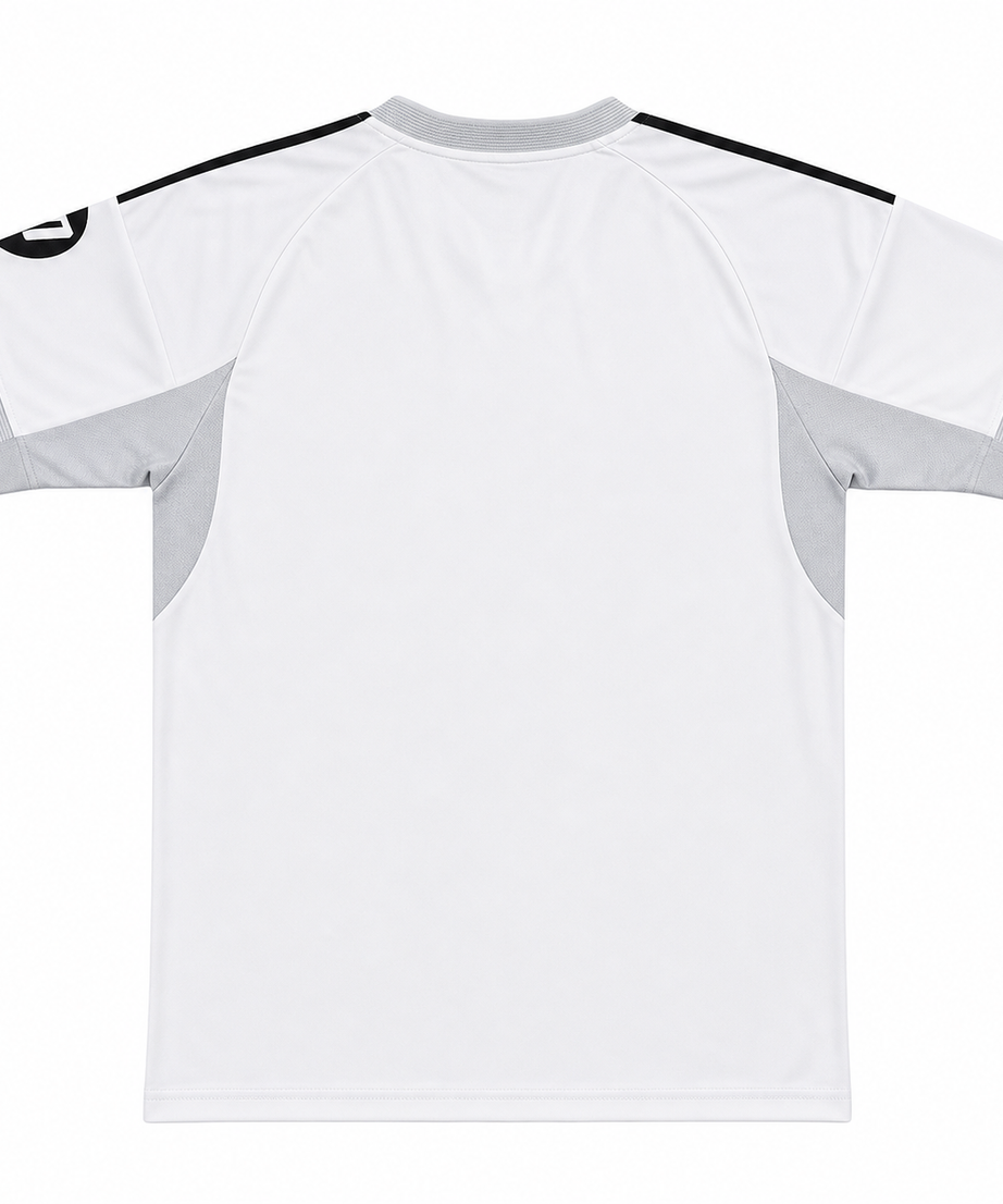 Guts Real Madrid white graphic jersey back view