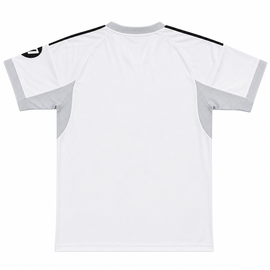 Guts Real Madrid white graphic jersey back view