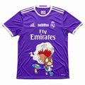 Kanye West Graduation purple jersey short-sleeve front view