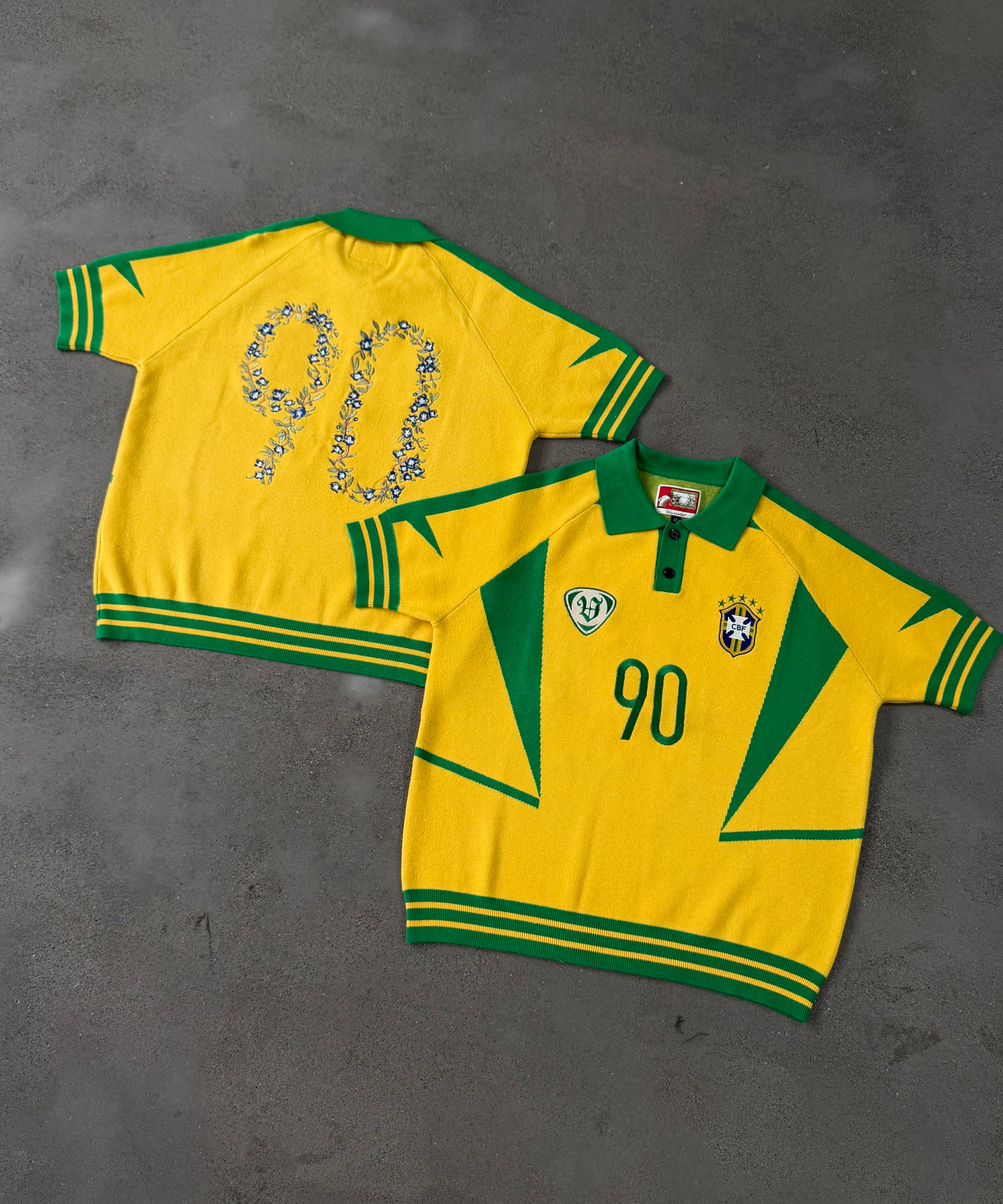 Maillot du Brésil en maille