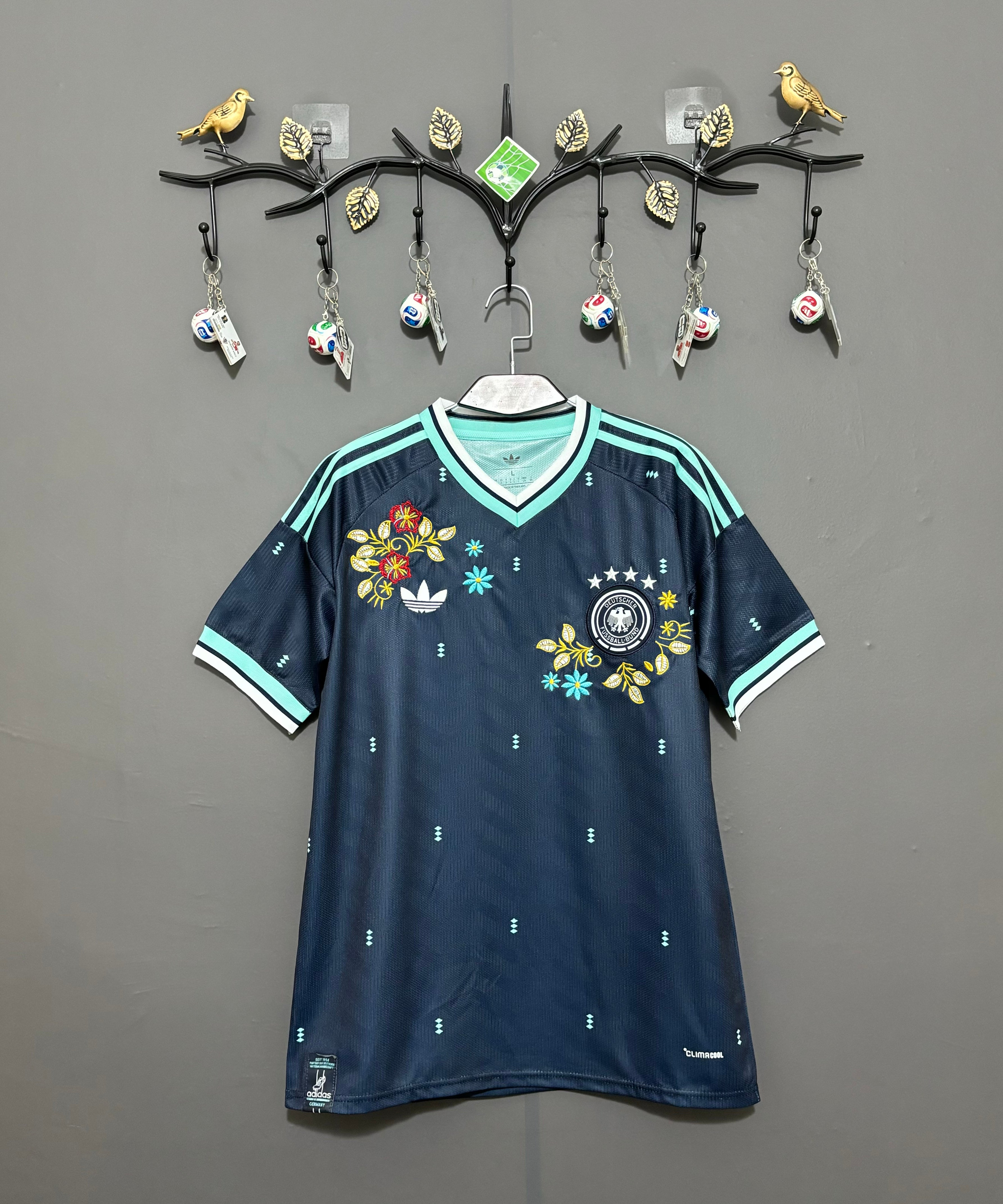 Germany Mint Floral Embroidered Jersey - product image 1 - 5c2dd93b