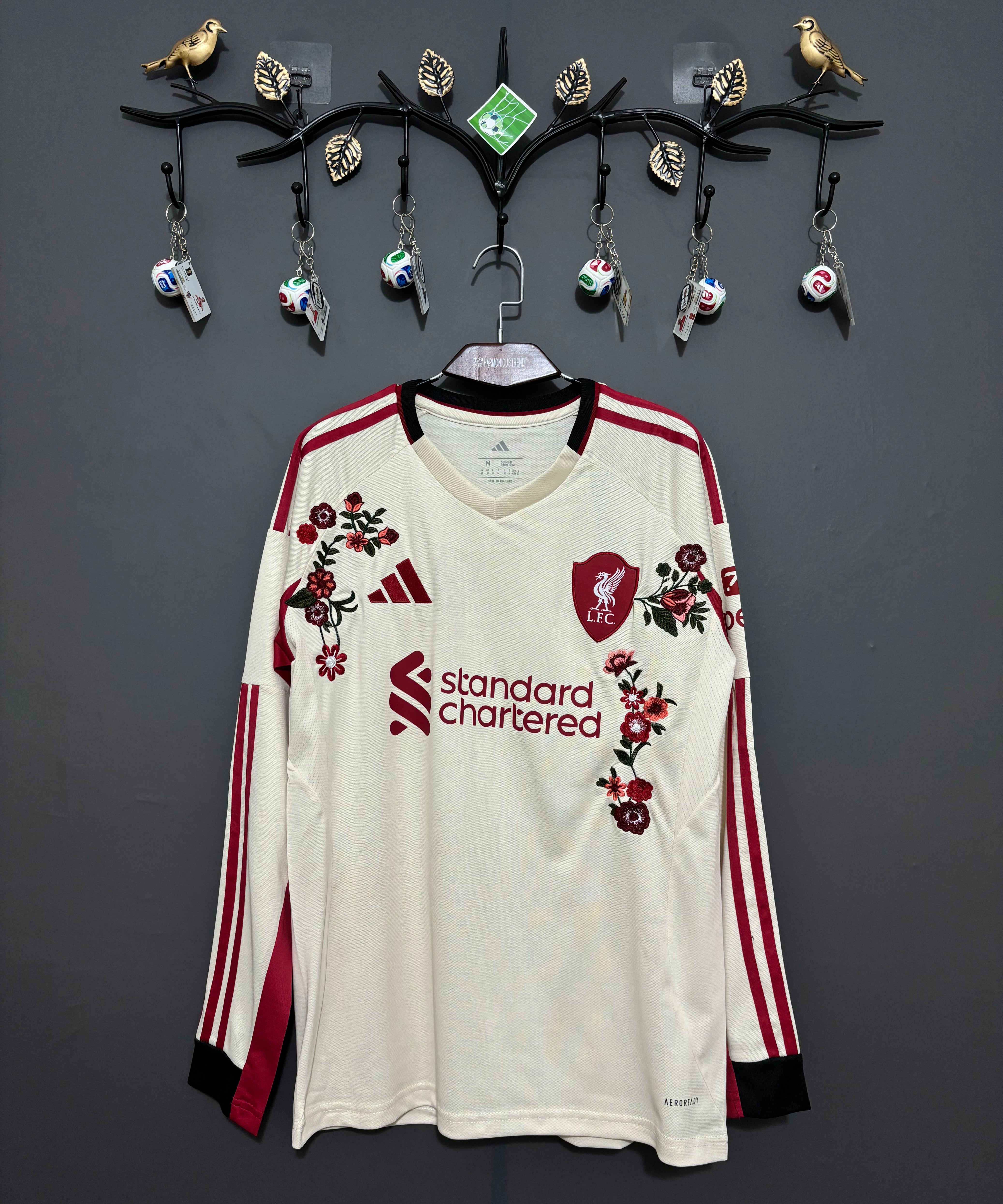 Liverpool Ivory Rose Long Sleeve Embroidered Jersey - product image 1 - 7161b75e