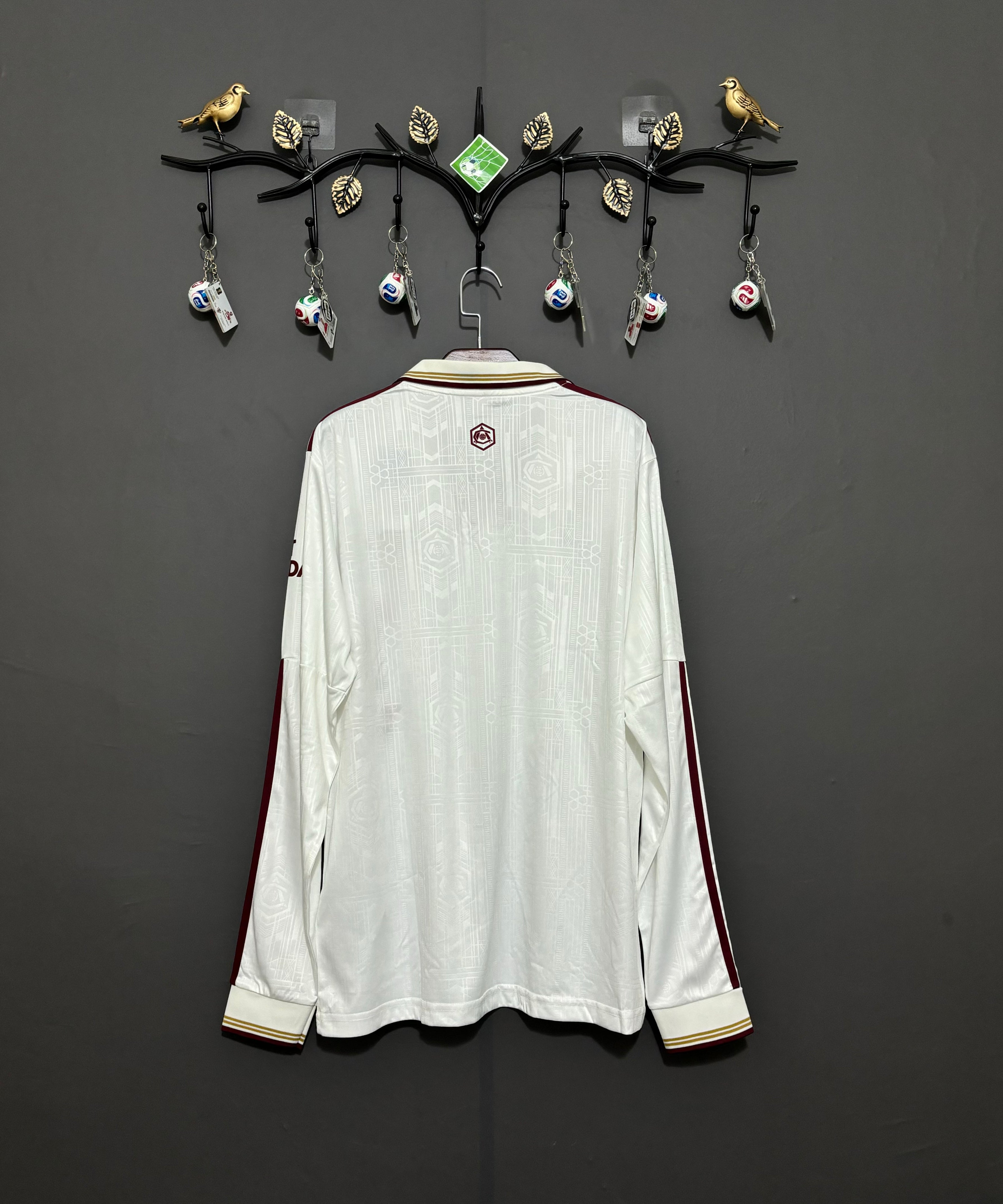 Arsenal Burgundy Rose Long Sleeve Embroidered Jersey