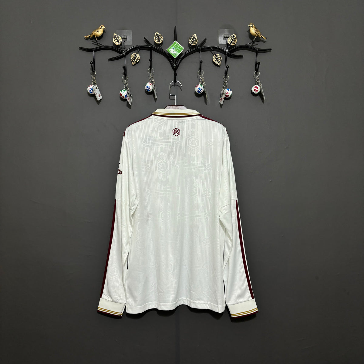 Arsenal Burgundy Rose Long Sleeve Embroidered Jersey