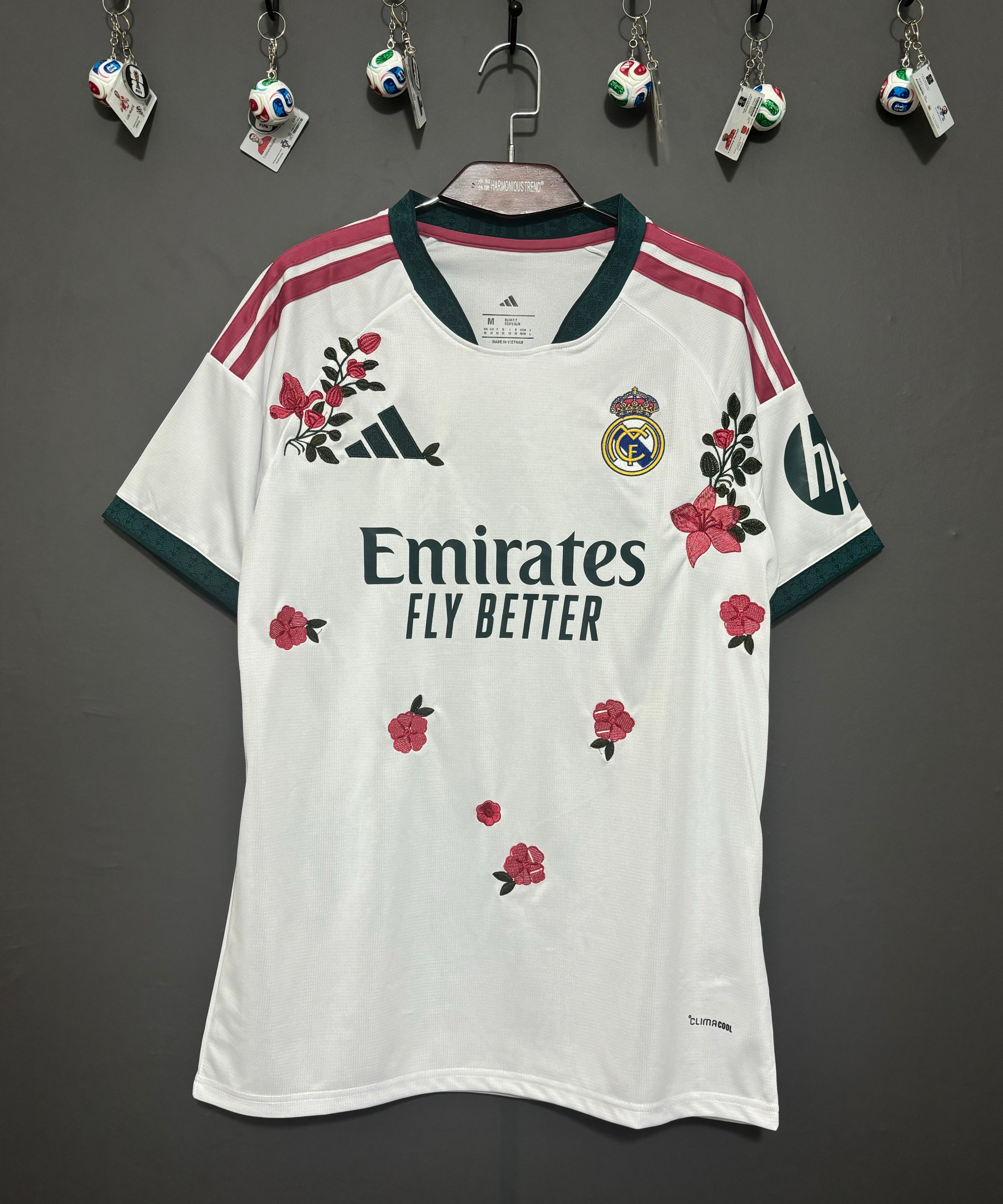 Real Madrid Crimson Rose Embroidered Jersey - product image 1 - 7c2551f5
