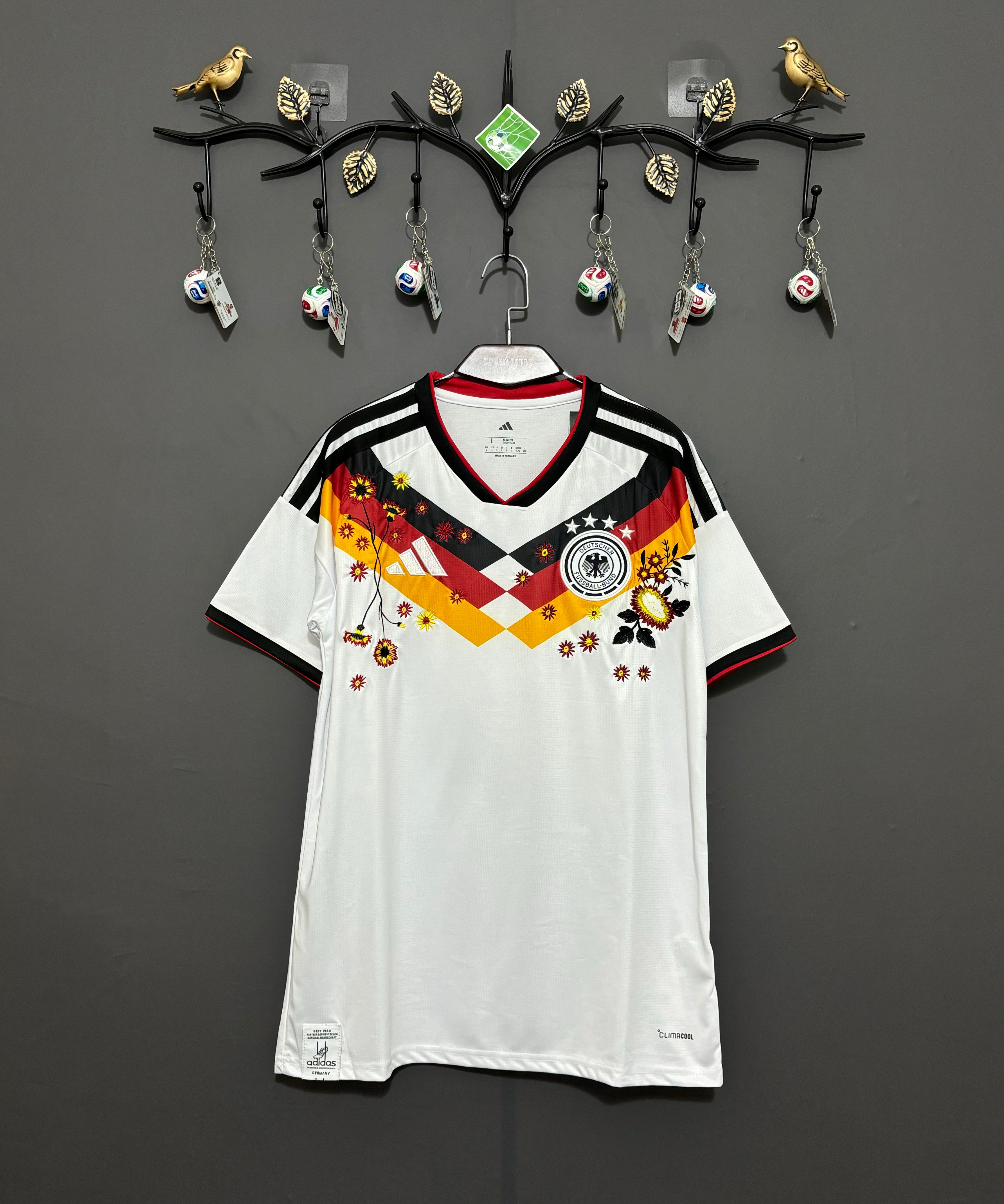 Germany White Floral Embroidered Jersey - product image 1 - 8d12beef