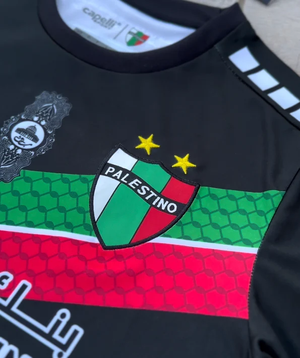 Schwarzes Trikot „Free Palestine“
