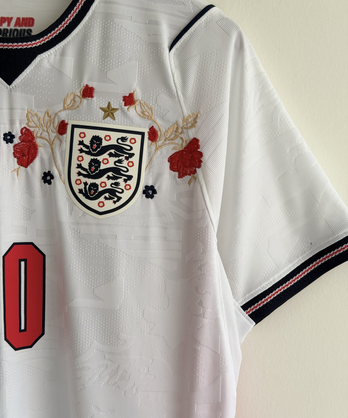 England Rose Embroidered Jersey - product image 8