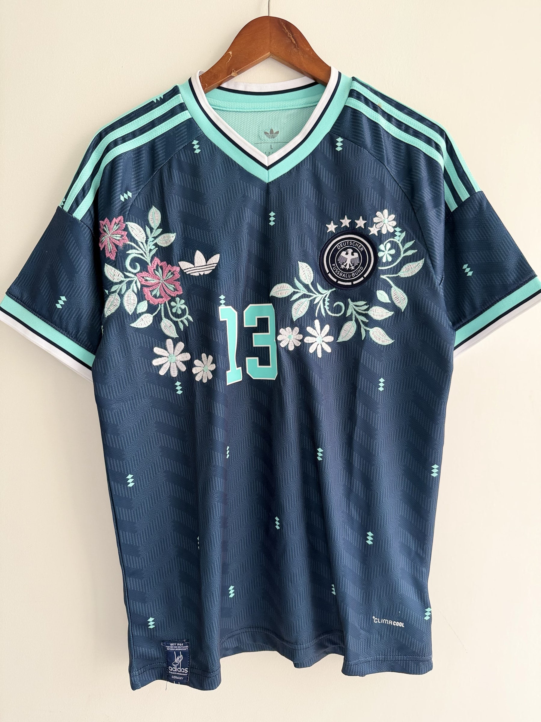 Germany Mint Floral Embroidered Jersey - product image 2