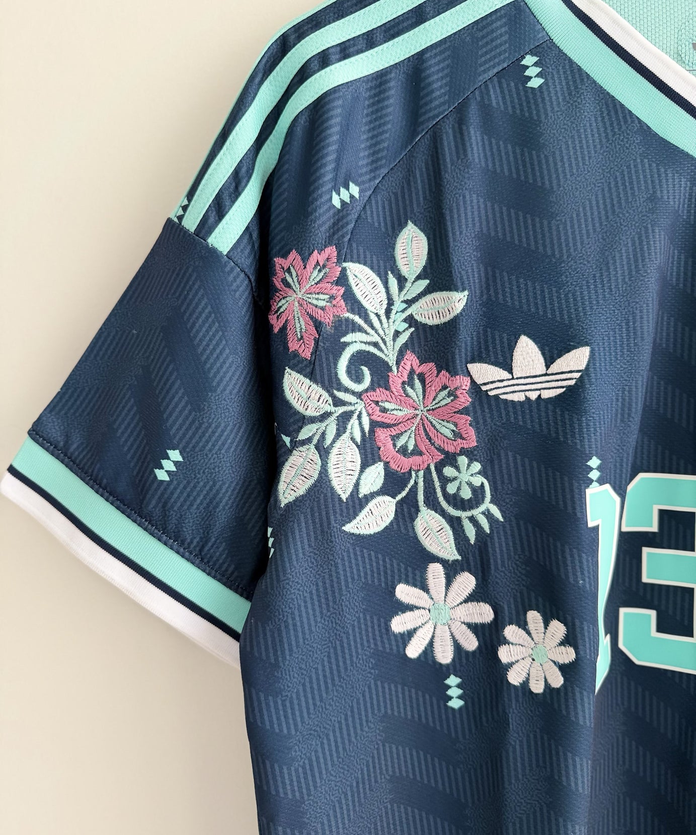 Germany Mint Floral Embroidered Jersey - product image 4