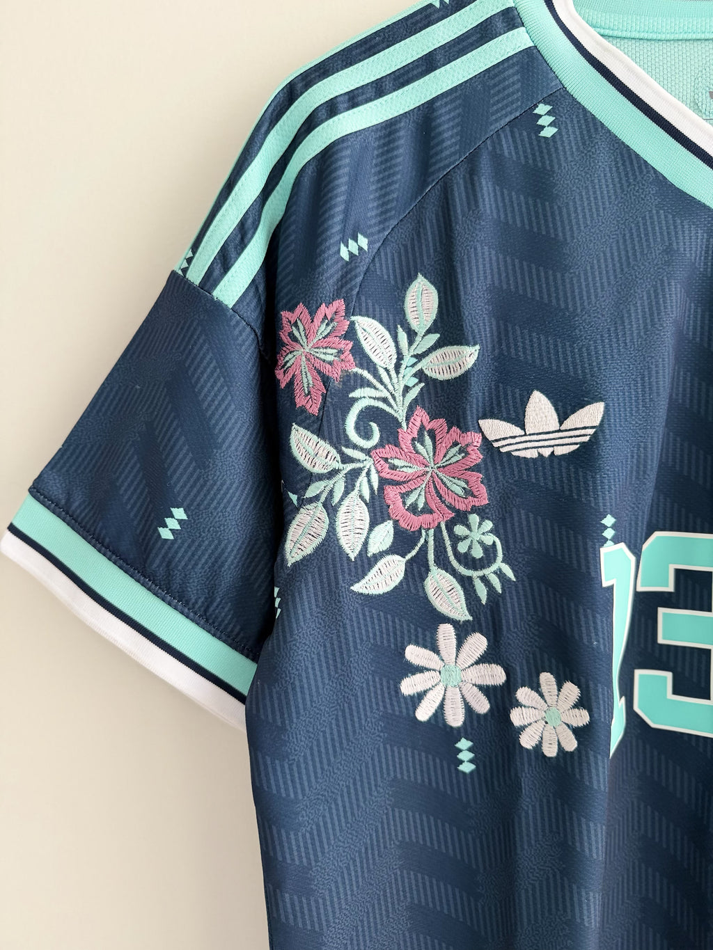 Germany Mint Floral Embroidered Jersey - product image 4