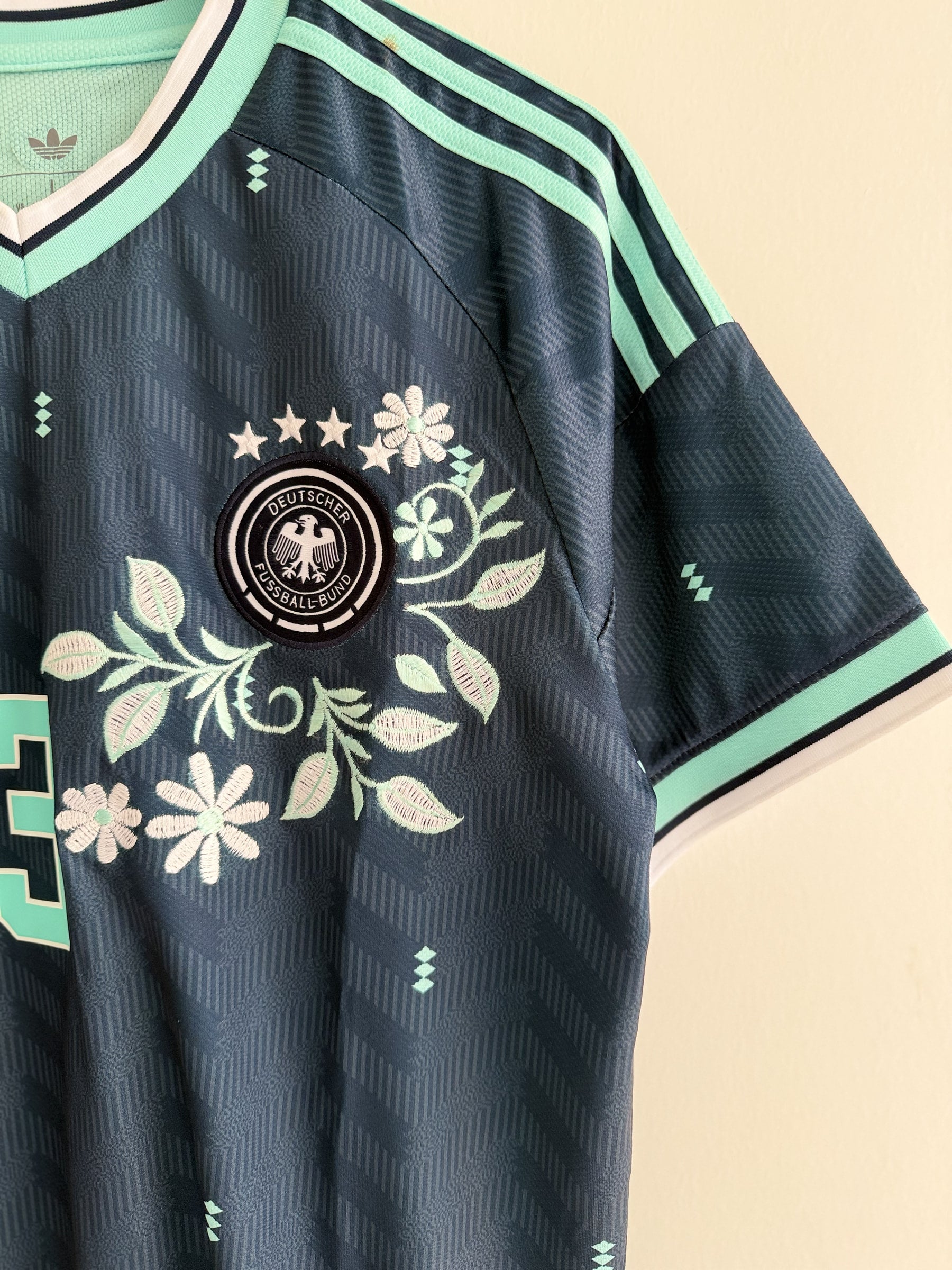 Germany Mint Floral Embroidered Jersey - product image 5