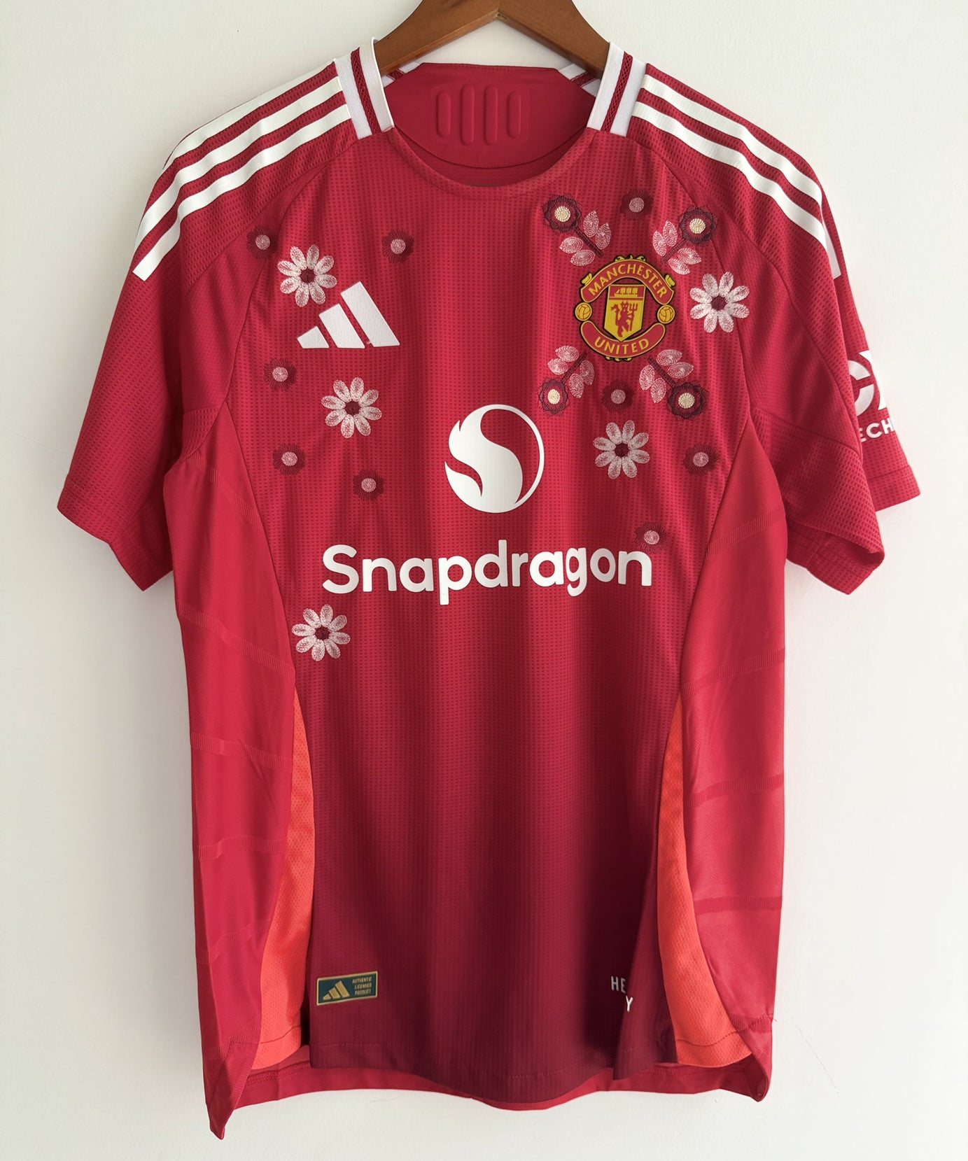 Manchester United Crimson Floral Embroidered Jersey - product image 1