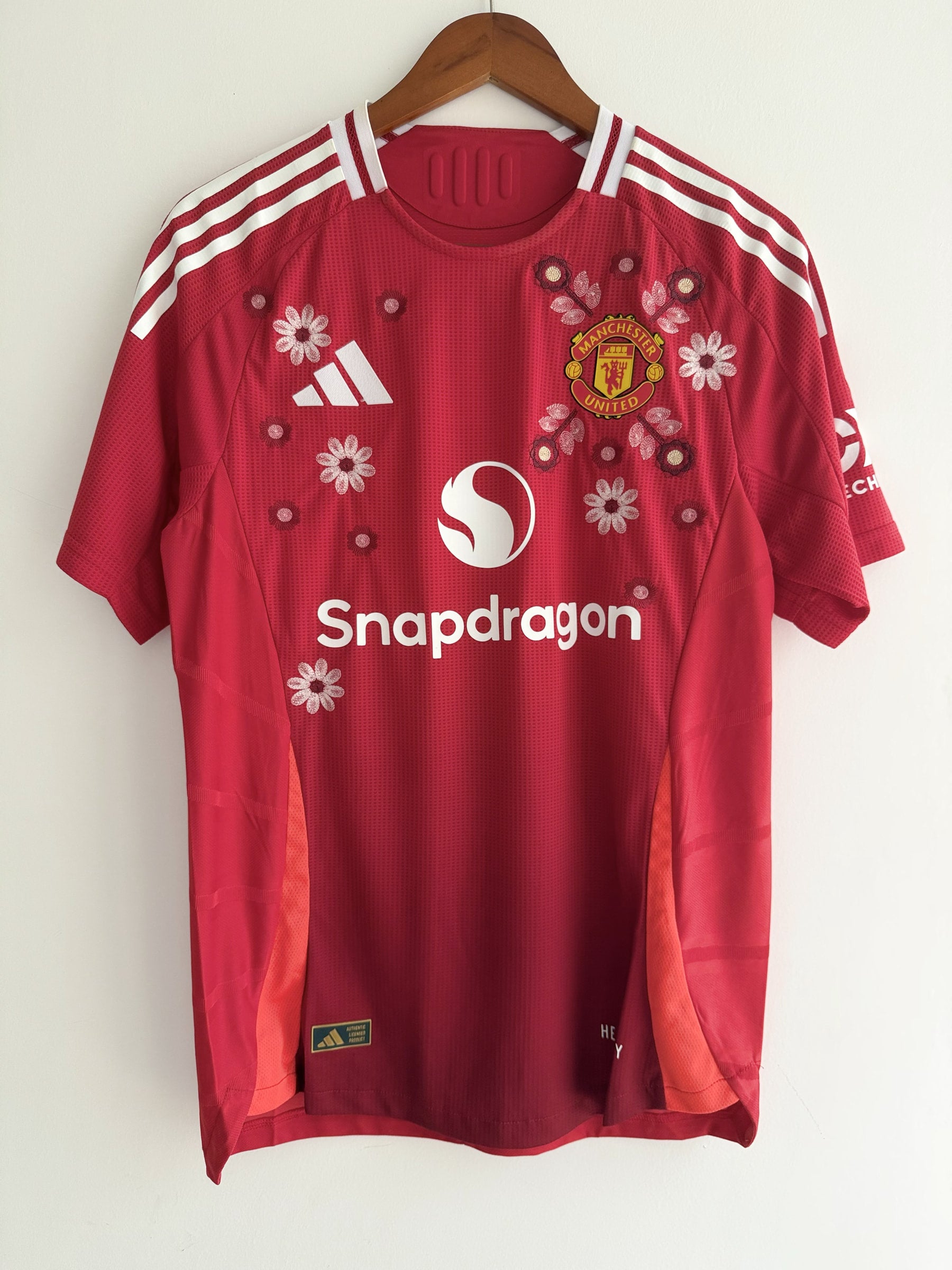 Manchester United Crimson Floral Embroidered Jersey - product image 1