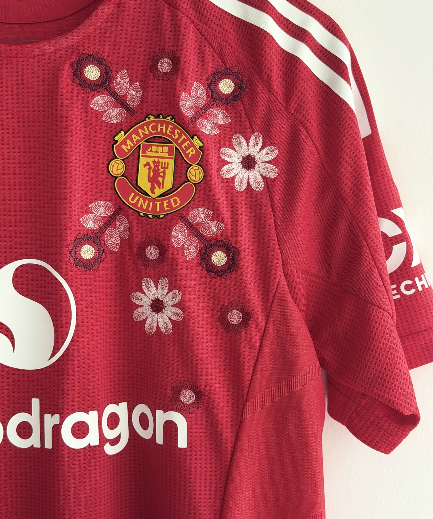 Manchester United Crimson Floral Embroidered Jersey - product image 4