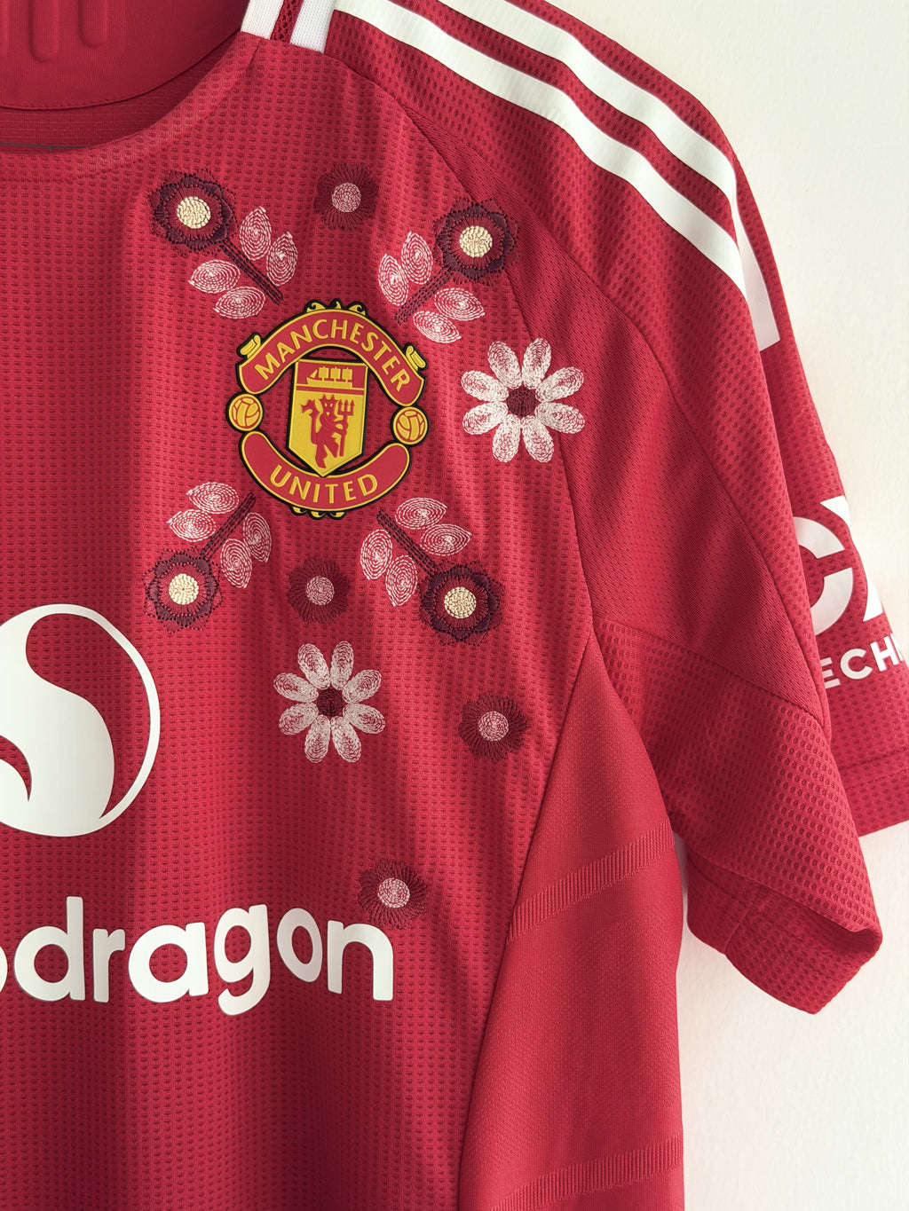 Manchester United Crimson Floral Embroidered Jersey - product image 4
