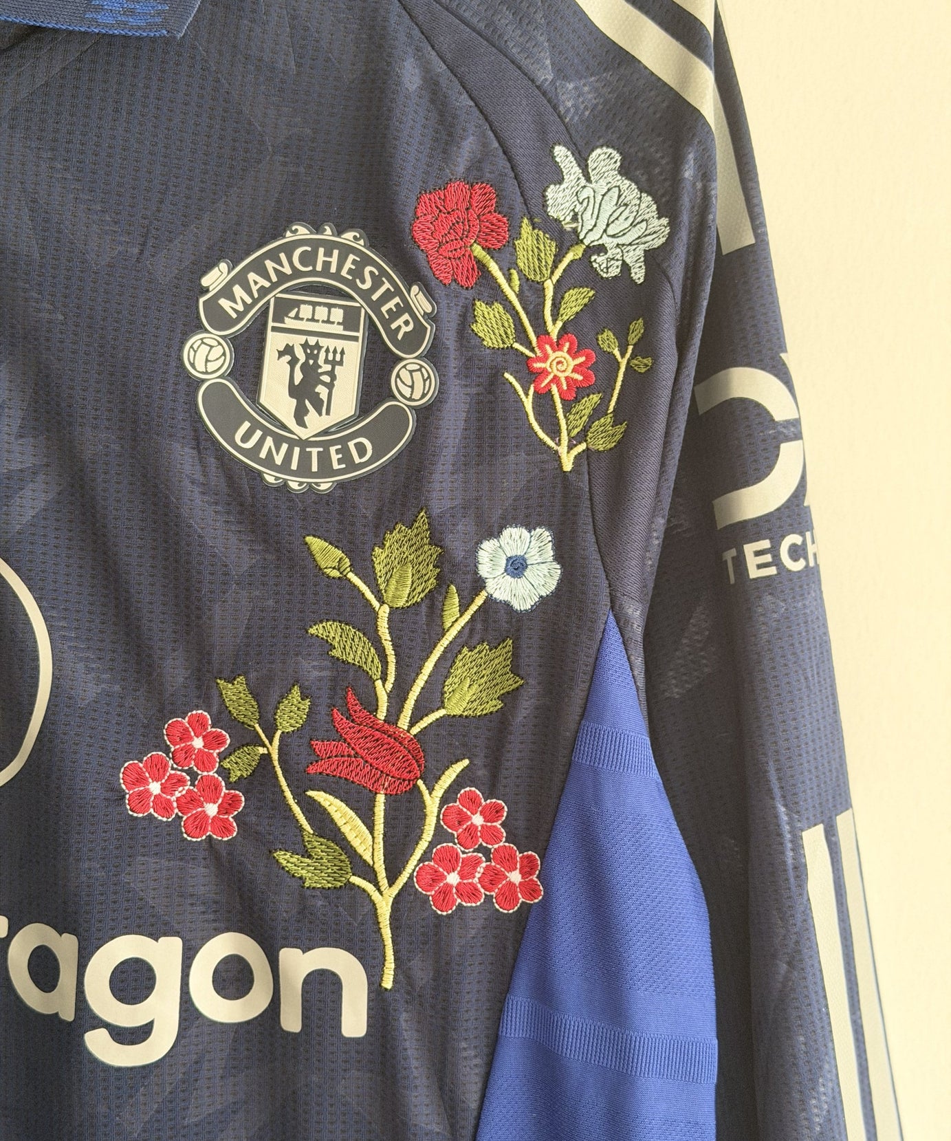 Manchester United Midnight Floral Embroidered Jersey - long sleeve product image 5