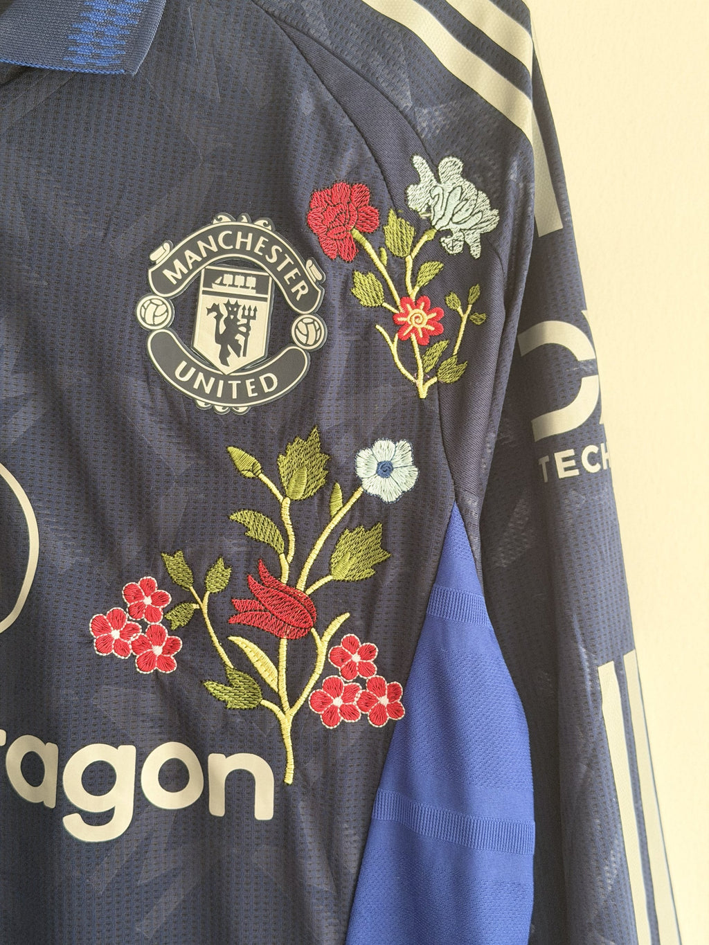 Manchester United Midnight Floral Embroidered Jersey - long sleeve product image 5