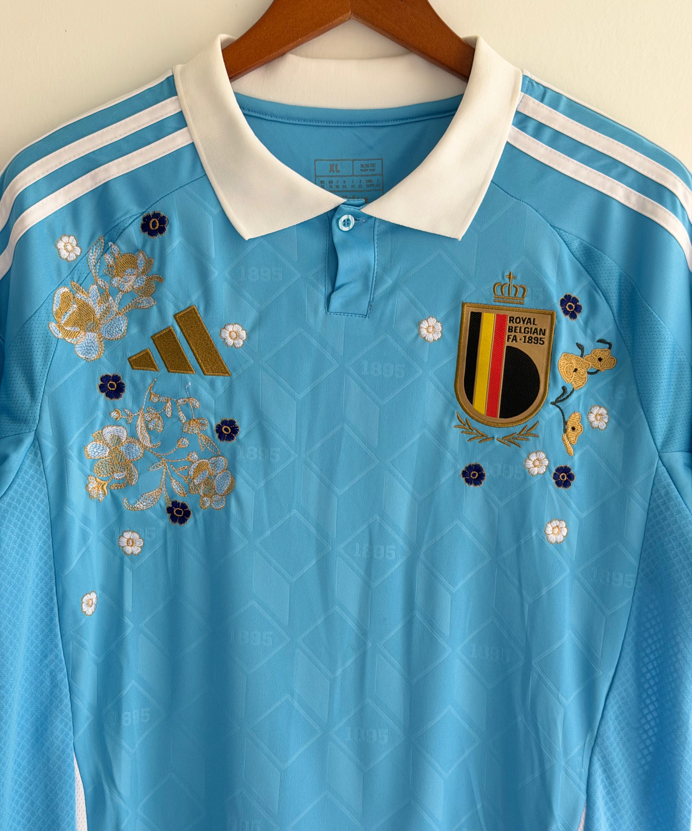 Maillot de la Belgique brodé