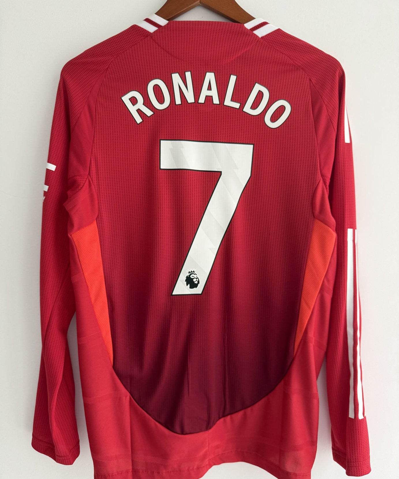 Manchester United Crimson Floral Embroidered Jersey - long sleeve product image 3