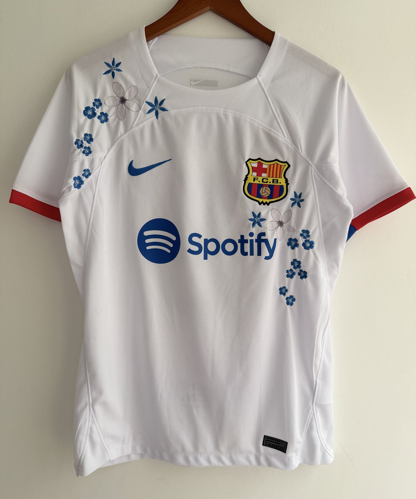 FC Barcelona Blue Blossom Embroidered Jersey - product image 1