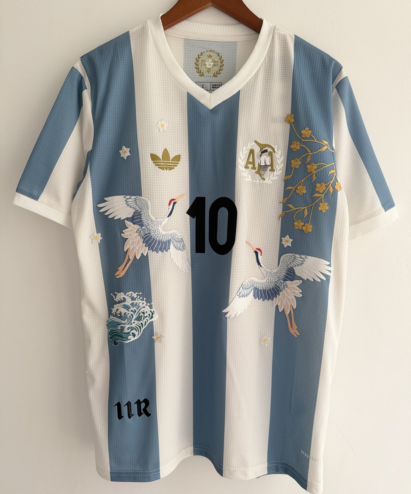 Argentina Retro Crane Embroidered Jersey - product image 1