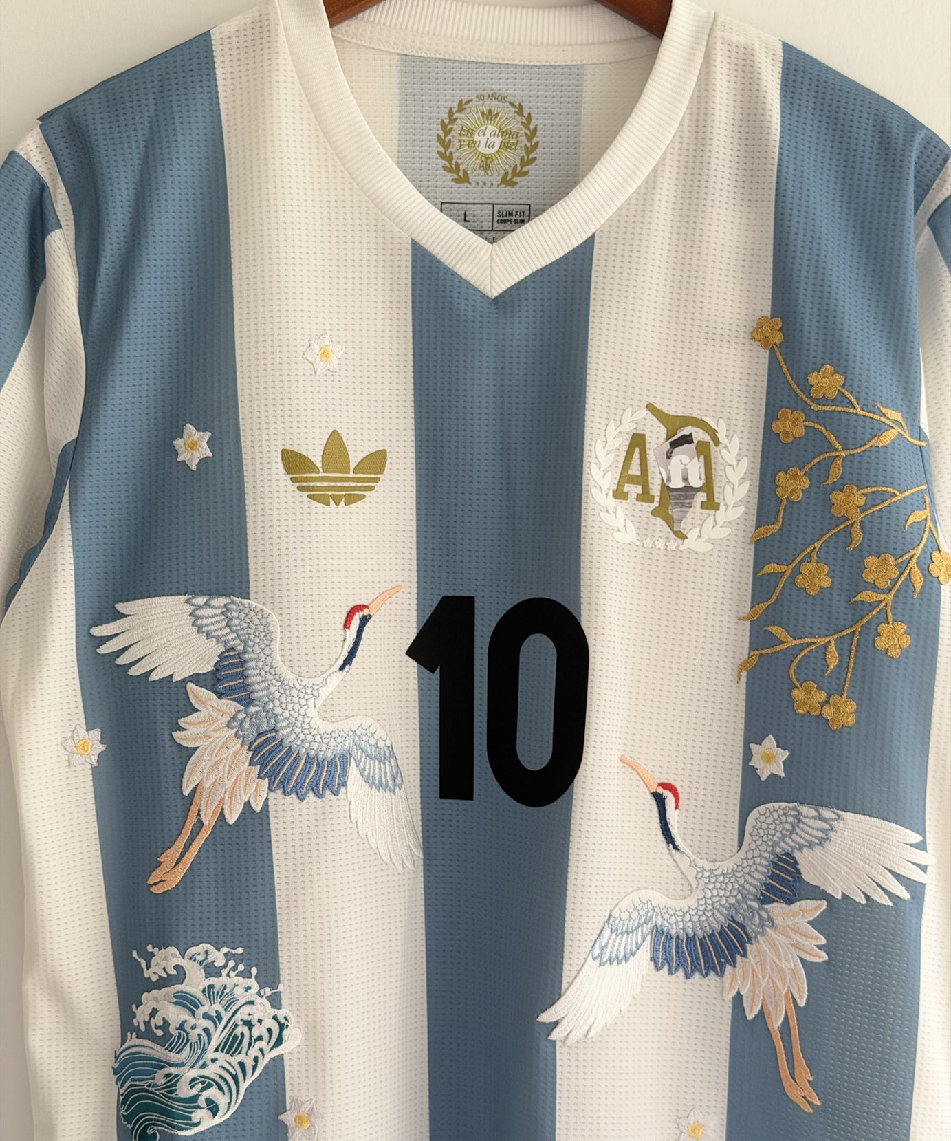 Argentina Retro Crane Embroidered Jersey - product image 2