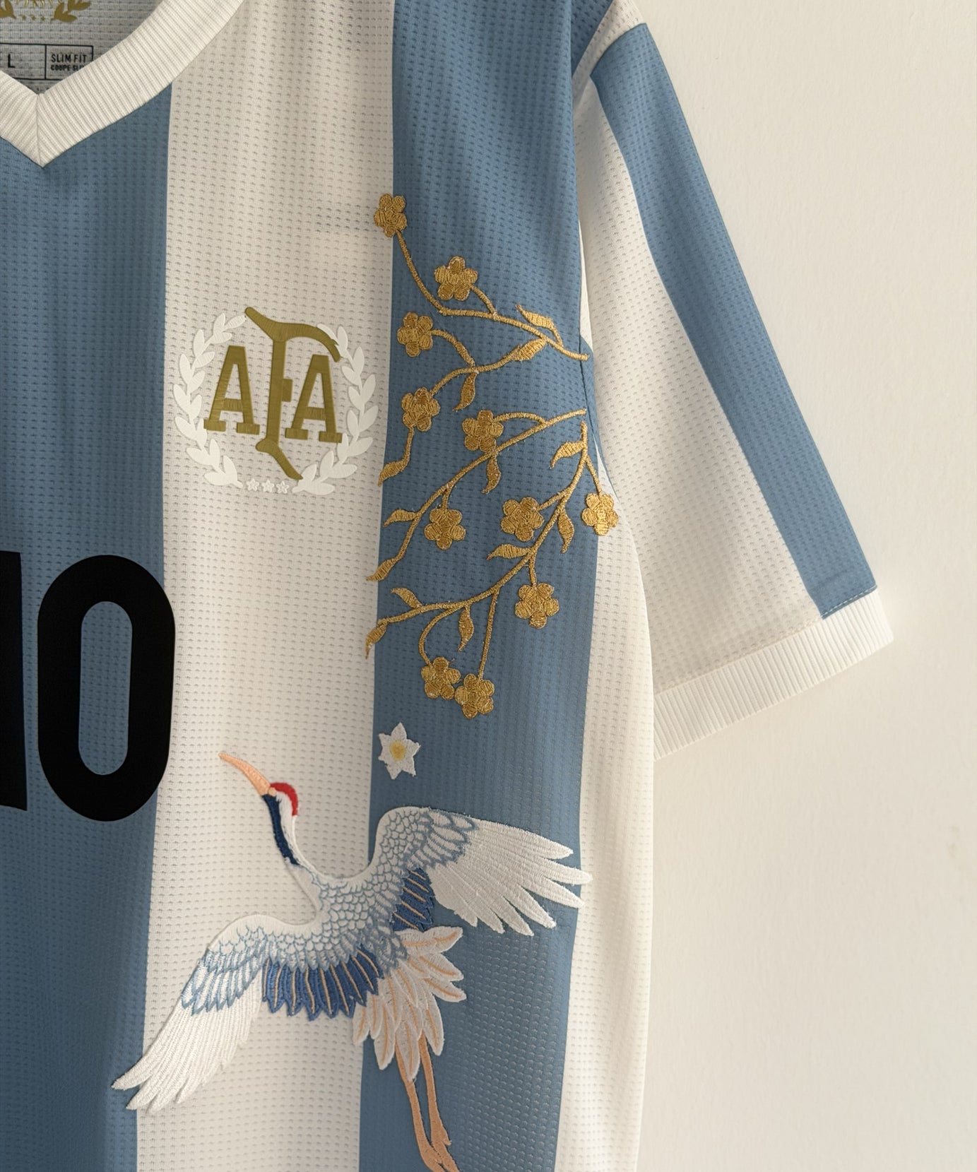 Argentina Retro Crane Embroidered Jersey - product image 4