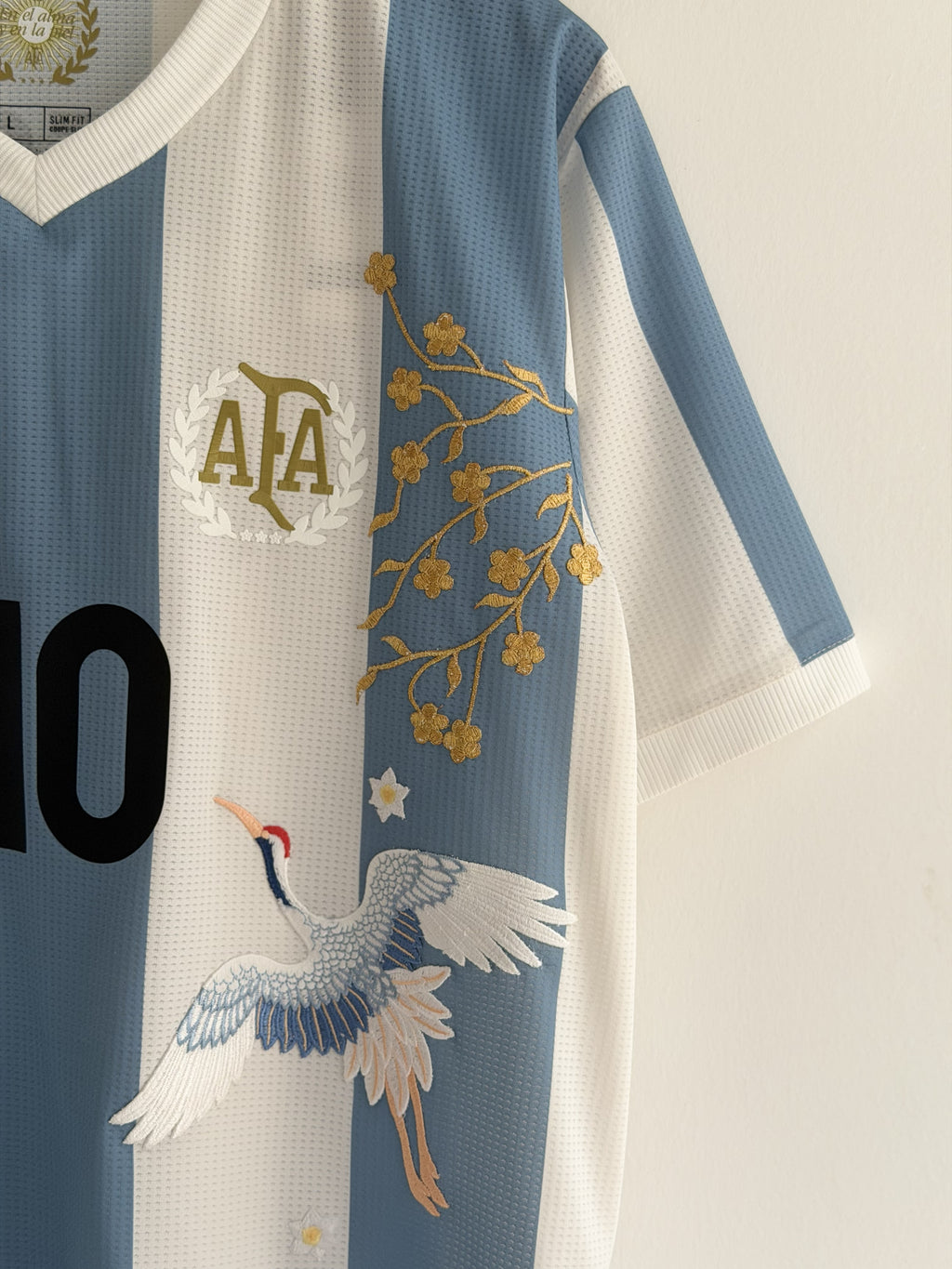 Argentina Retro Crane Embroidered Jersey - product image 4