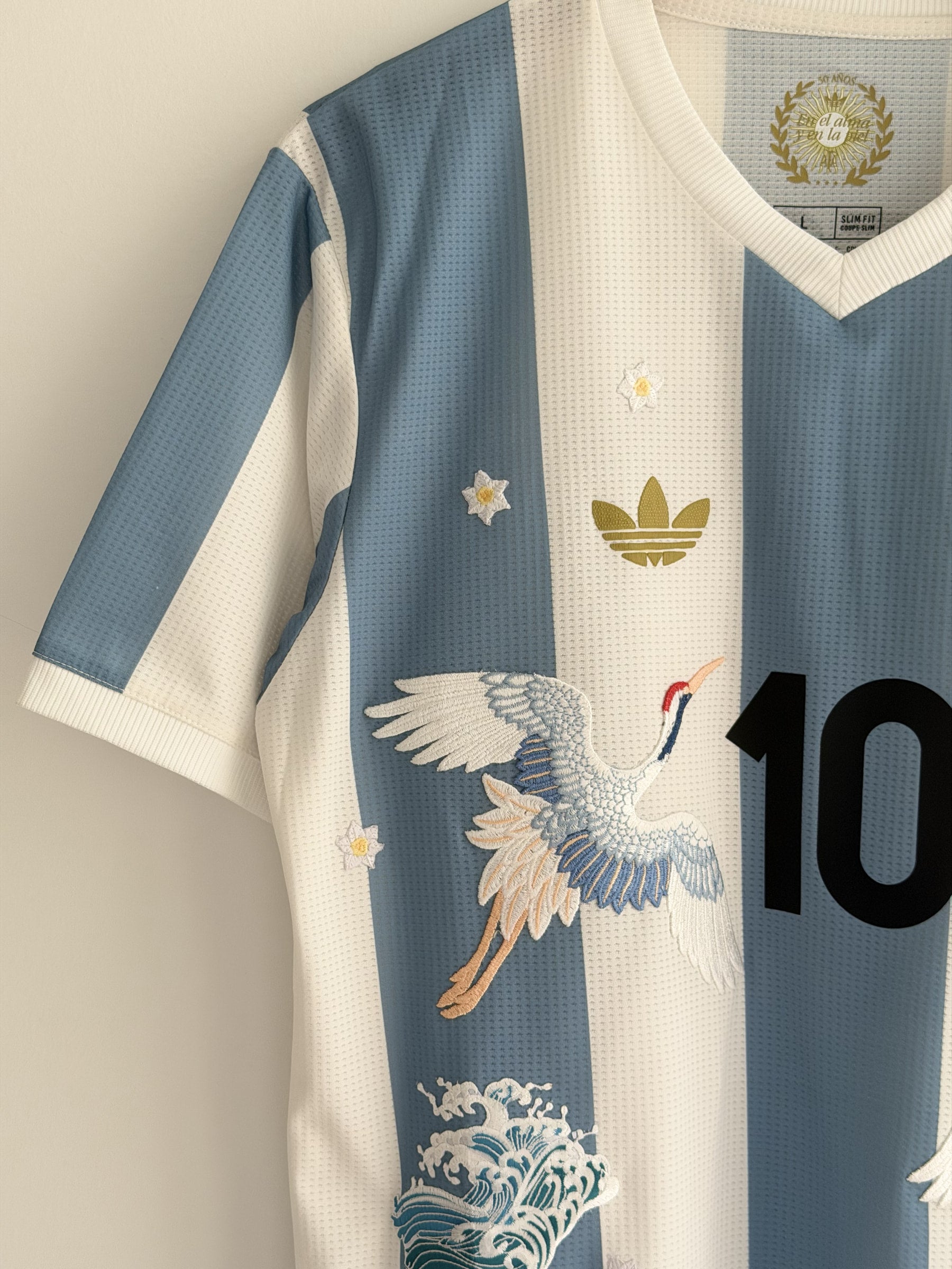 Argentina Retro Crane Embroidered Jersey - product image 5