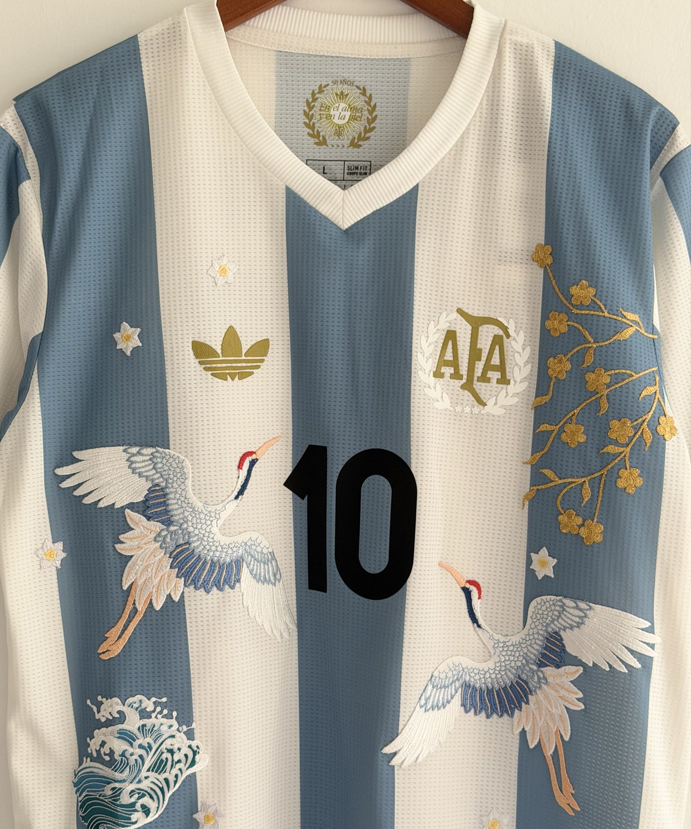 Argentina Retro Crane Embroidered Jersey - product image 6