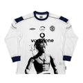 Travis Scott Manchester United Weißes Langarm-Portrait-Trikot