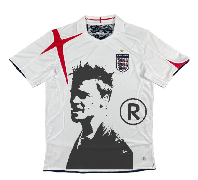 Brad Pitt Vintage Street Football Jersey - product view 3