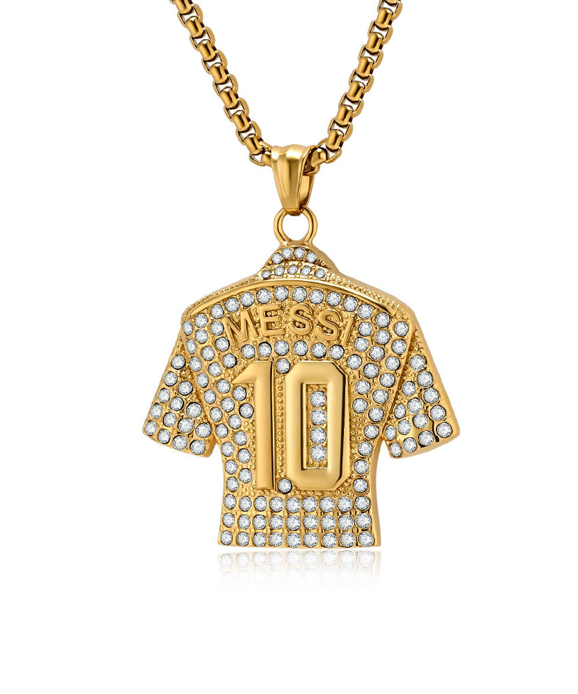 Messi No. 10 Necklace