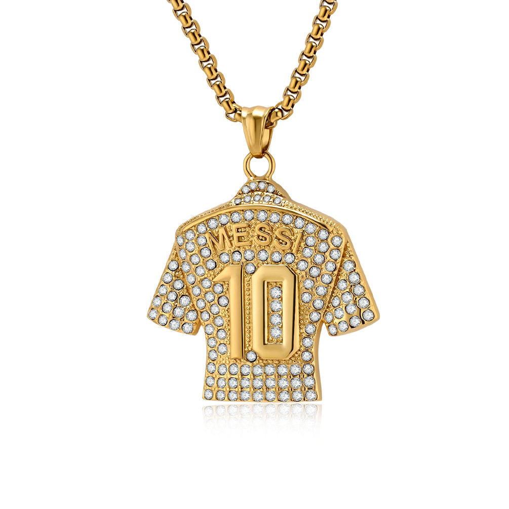 Messi No. 10 Necklace