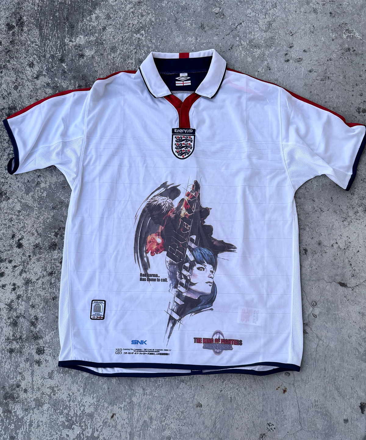 Kula Diamond England Weiß Grafiktrikot