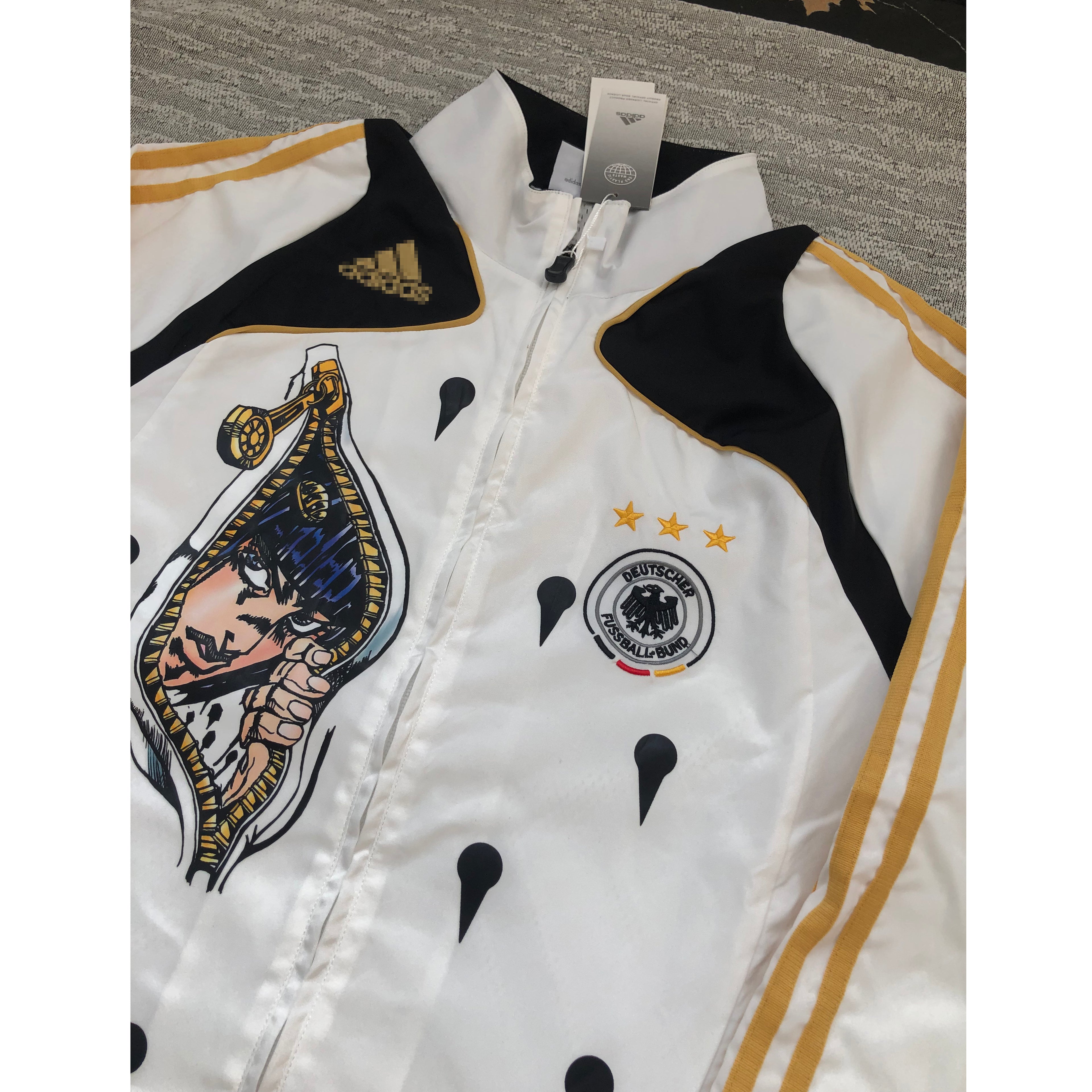 Bruno Bucciarati Deutschland Weiß Trainingsjacke