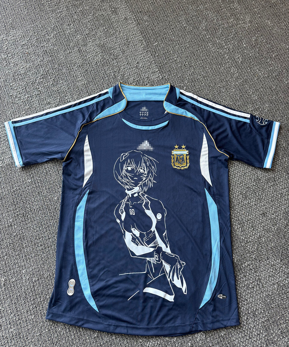 EVA Rei Argentina Retro Blue Jersey - product view 5