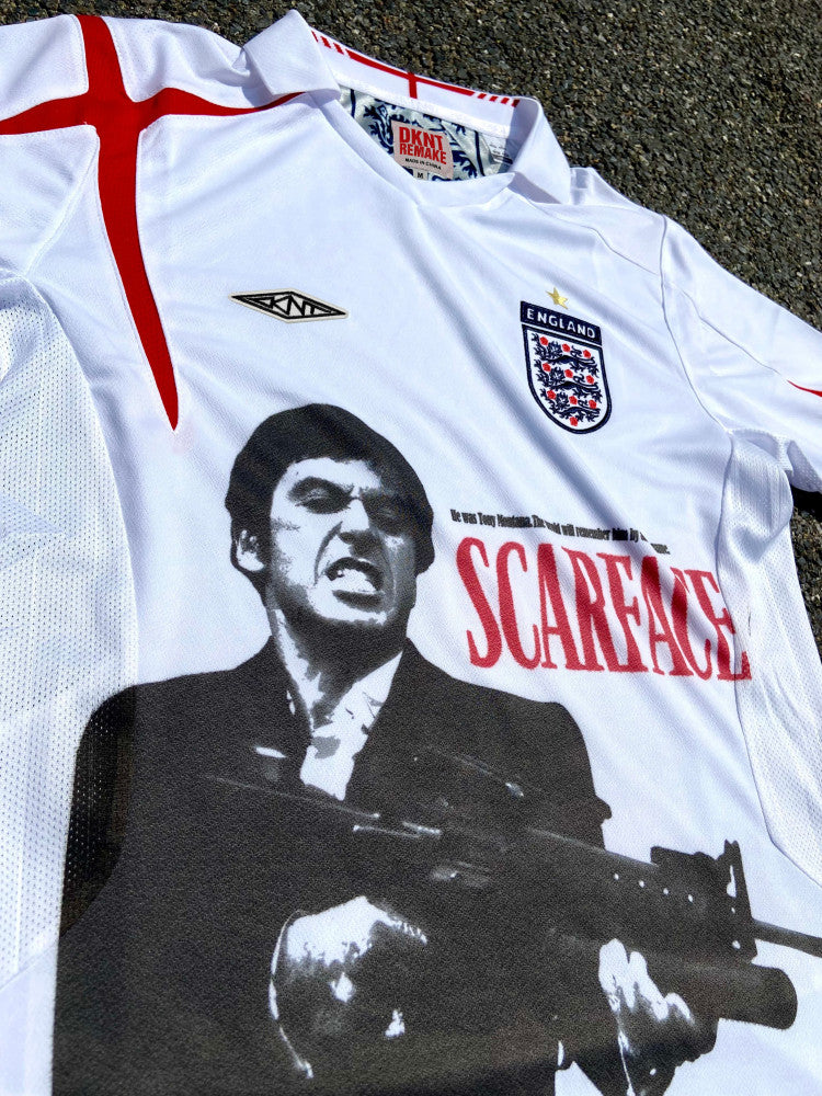 Scarface England Weiß Grafiktrikot