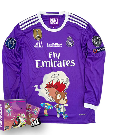 Kanye West Graduation Purple Graphic Jersey